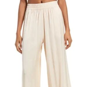 Wayf Cream Wide-Leg Pants